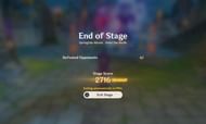 A score above 2500 (Image via miHoYo)